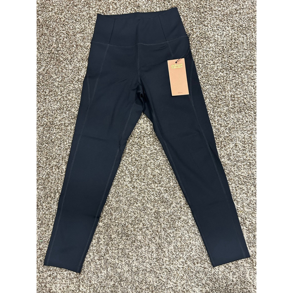 Girlfriend collective Black Compressive High-Rise Legging small 23.75” inseam - Picture 2 of 7